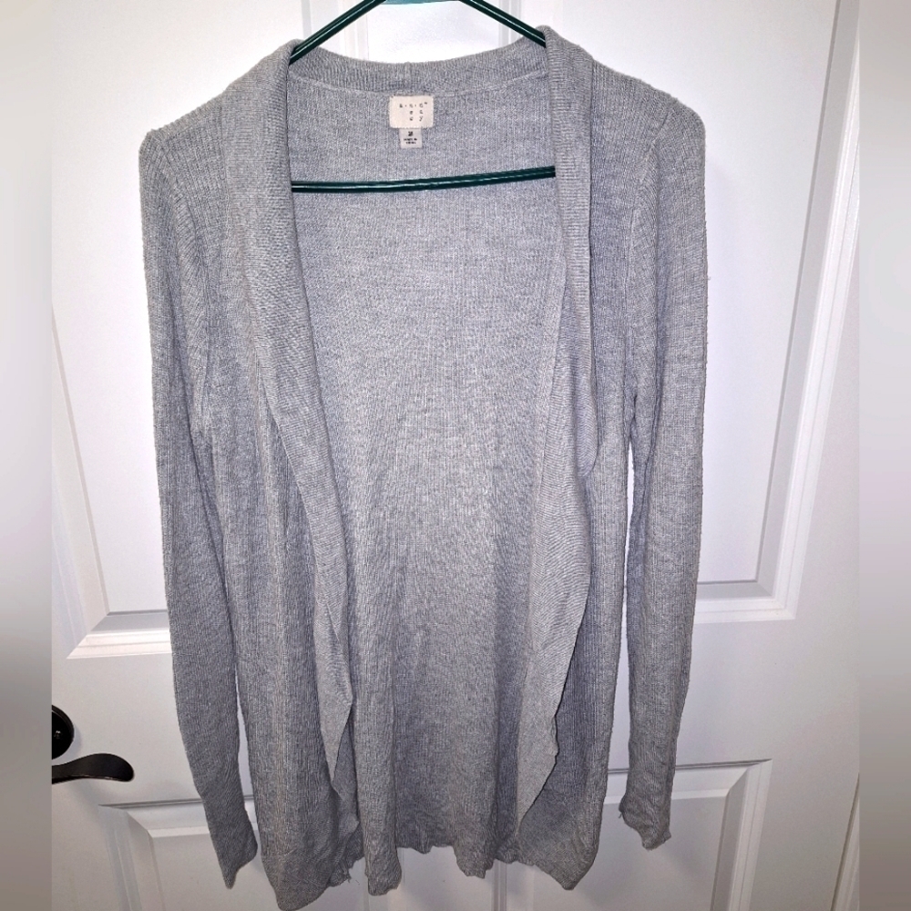 A New Day ladies long cardigan sweater in a size medium.